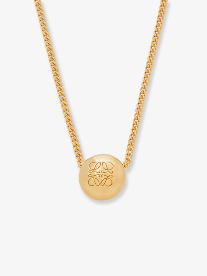 Paula's Ibiza -Anagram Pebble silver necklace thumbnail