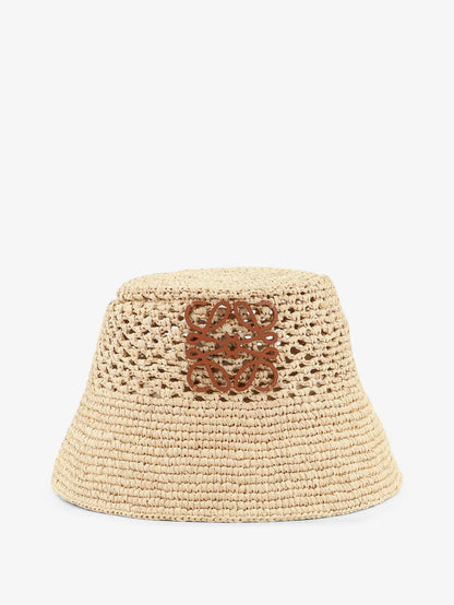 Cappello Paula's Ibiza in rafia e pelle thumbnail
