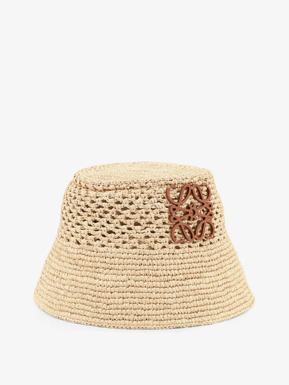 Cappello Paula's Ibiza in rafia e pelle thumbnail