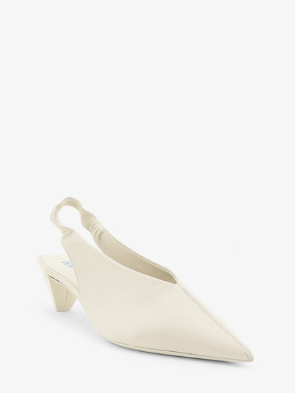 Origami Cubic leather slingback thumbnail