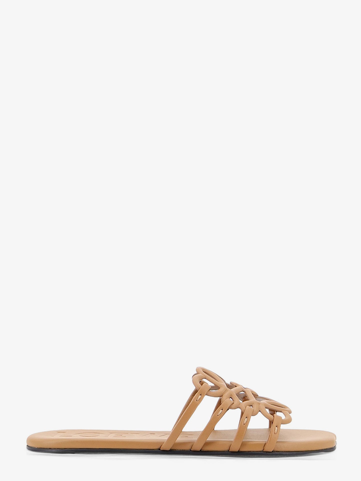 Paula's Ibiza Anagram Petal Leather Sandals
