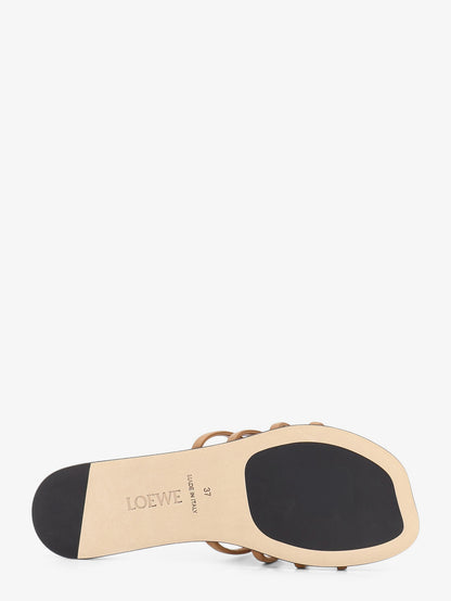 Paula's Ibiza Anagram Petal Leather Sandals thumbnail