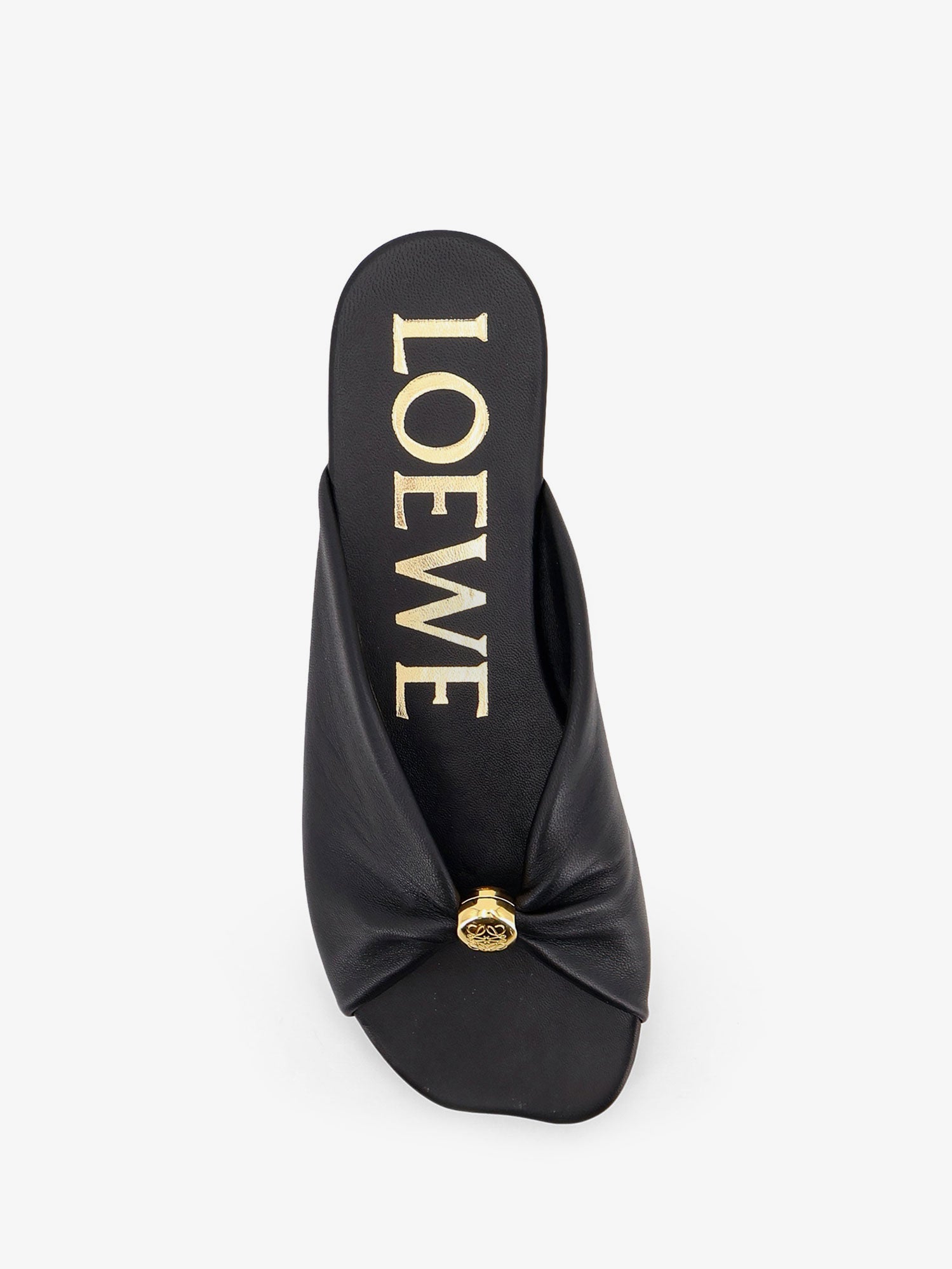 Paula's Ibiza -Pebble Soft Leather Sandals LOEWE - Nugnes1920