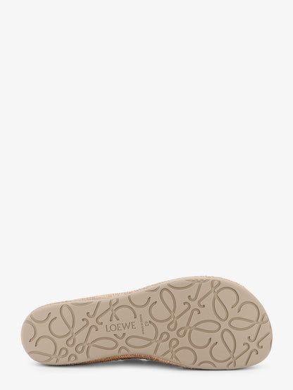 Rio suede and raffia loafers thumbnail