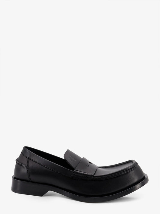 Bobine leather loafers with engraved Anagram logo