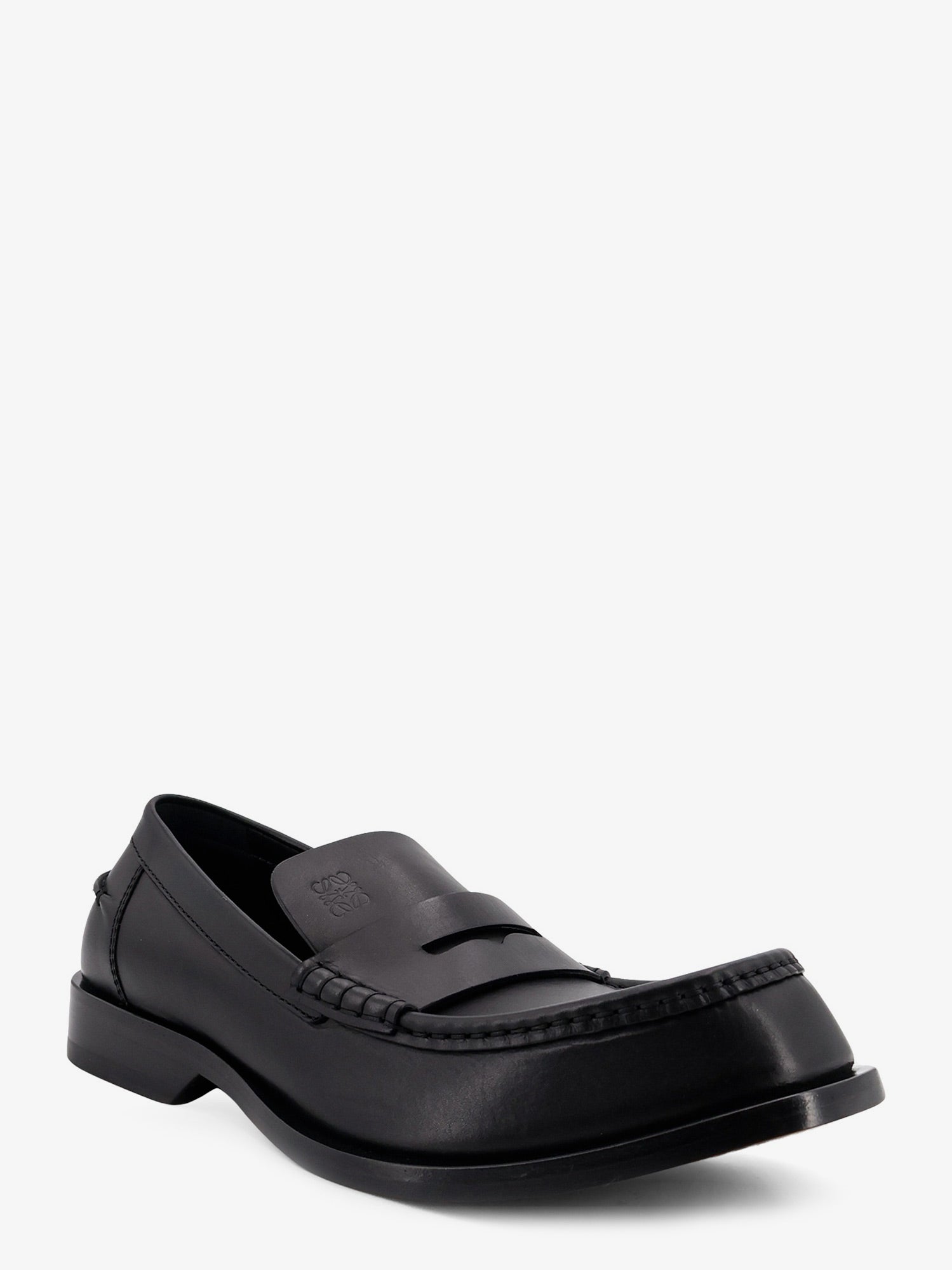 Bobine leather loafers with engraved Anagram logo LOEWE - Nugnes1920