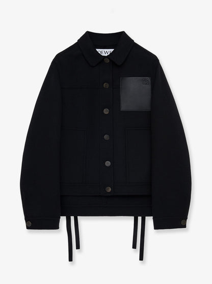 Workwear wool and cashmere jacket thumbnail