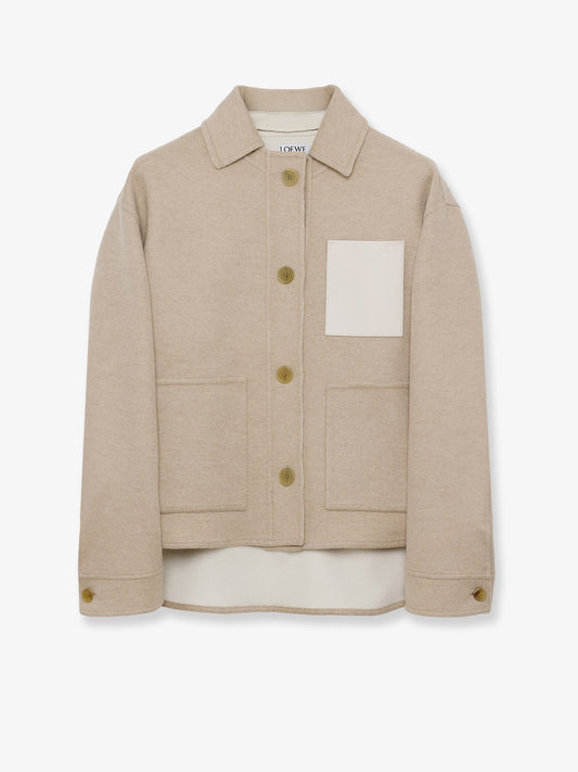 Workwear wool and cashmere jacket