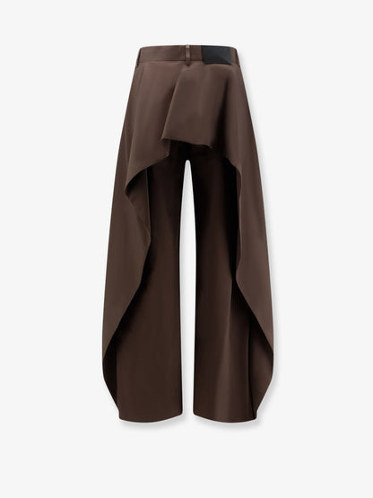 Cotton and silk blend trousers thumbnail