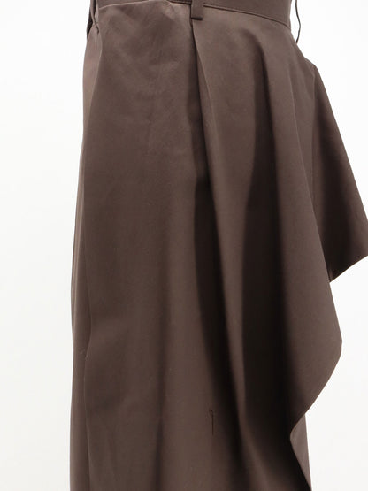 Cotton and silk blend trousers thumbnail