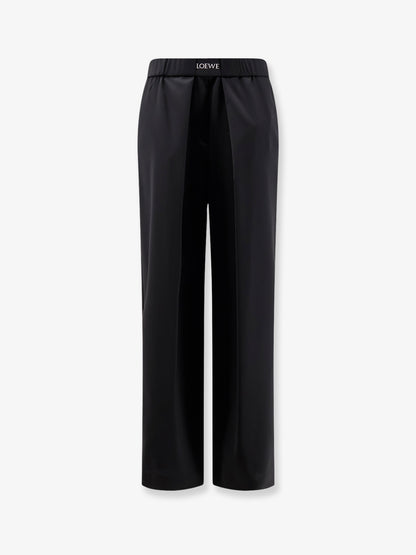 Wool trousers with Logo detail thumbnail