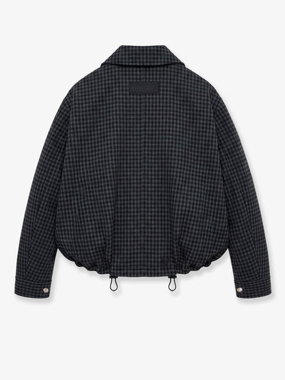 Lightweight wool jacket with a check pattern thumbnail