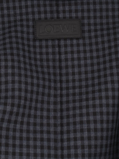 Lightweight wool jacket with a check pattern thumbnail