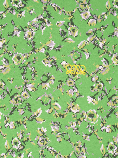 Viscose blend top with floral motif thumbnail