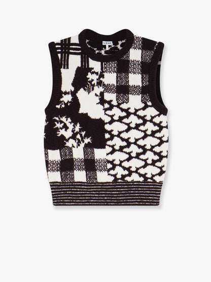 Sleeveless wool sweater thumbnail