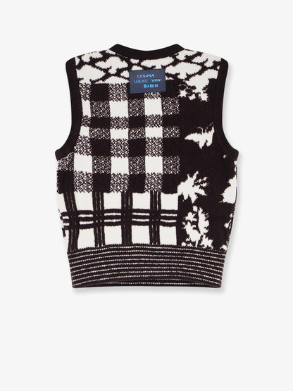 Sleeveless wool sweater thumbnail