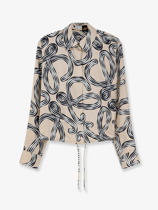 Paula's Ibiza - Printed silk shirt