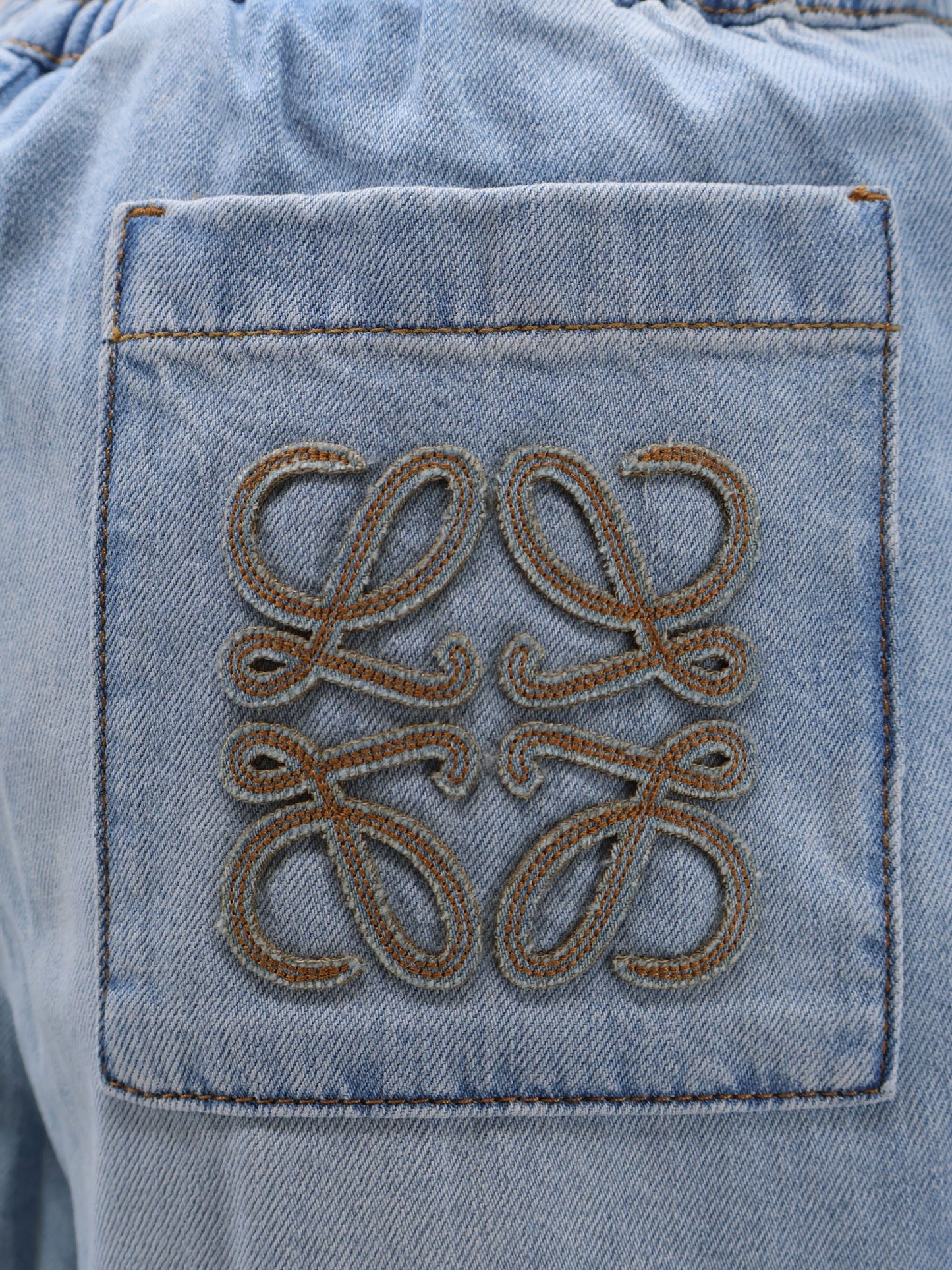Paulas Ibiza - Cotton trousers with embroidered logo on the back