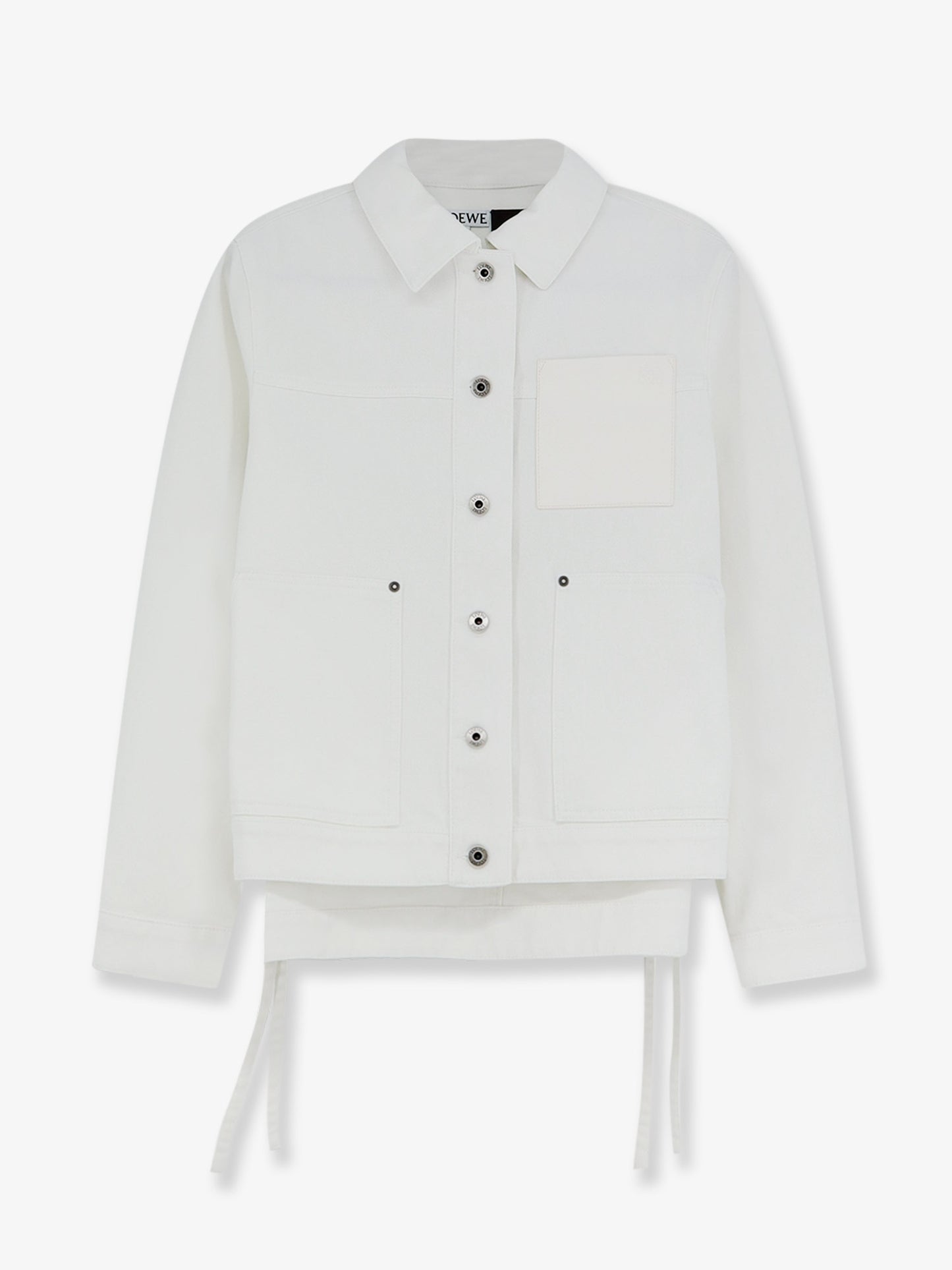 Paula's Ibiza-Workwear white denim jacket