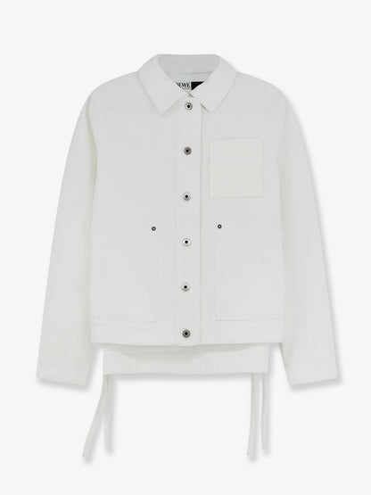 Paula's Ibiza-Workwear white denim jacket thumbnail