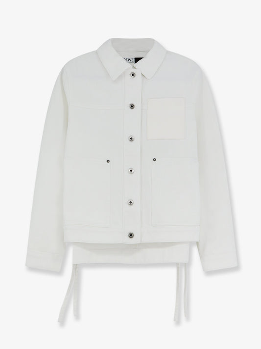 Paula's Ibiza-Workwear white denim jacket