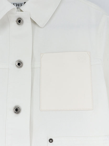 Paula's Ibiza-Workwear white denim jacket thumbnail
