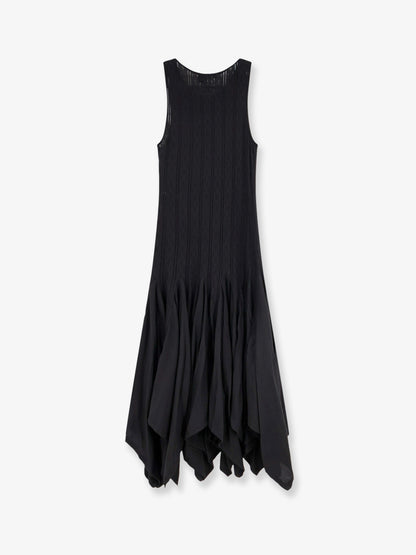Vestito lungo Paula's Ibiza in cotone ricamato thumbnail