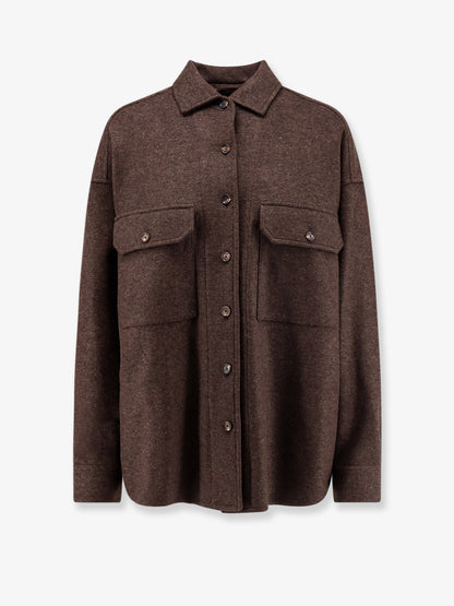 Darby Novalis stretch cashmere Overshirt thumbnail