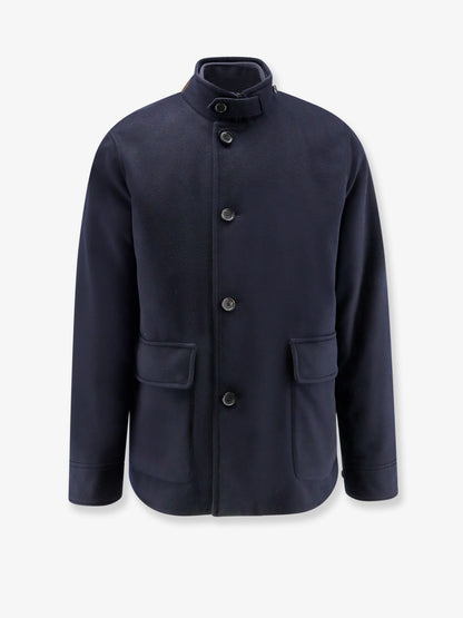 Elan cashmere coat with internal vest thumbnail