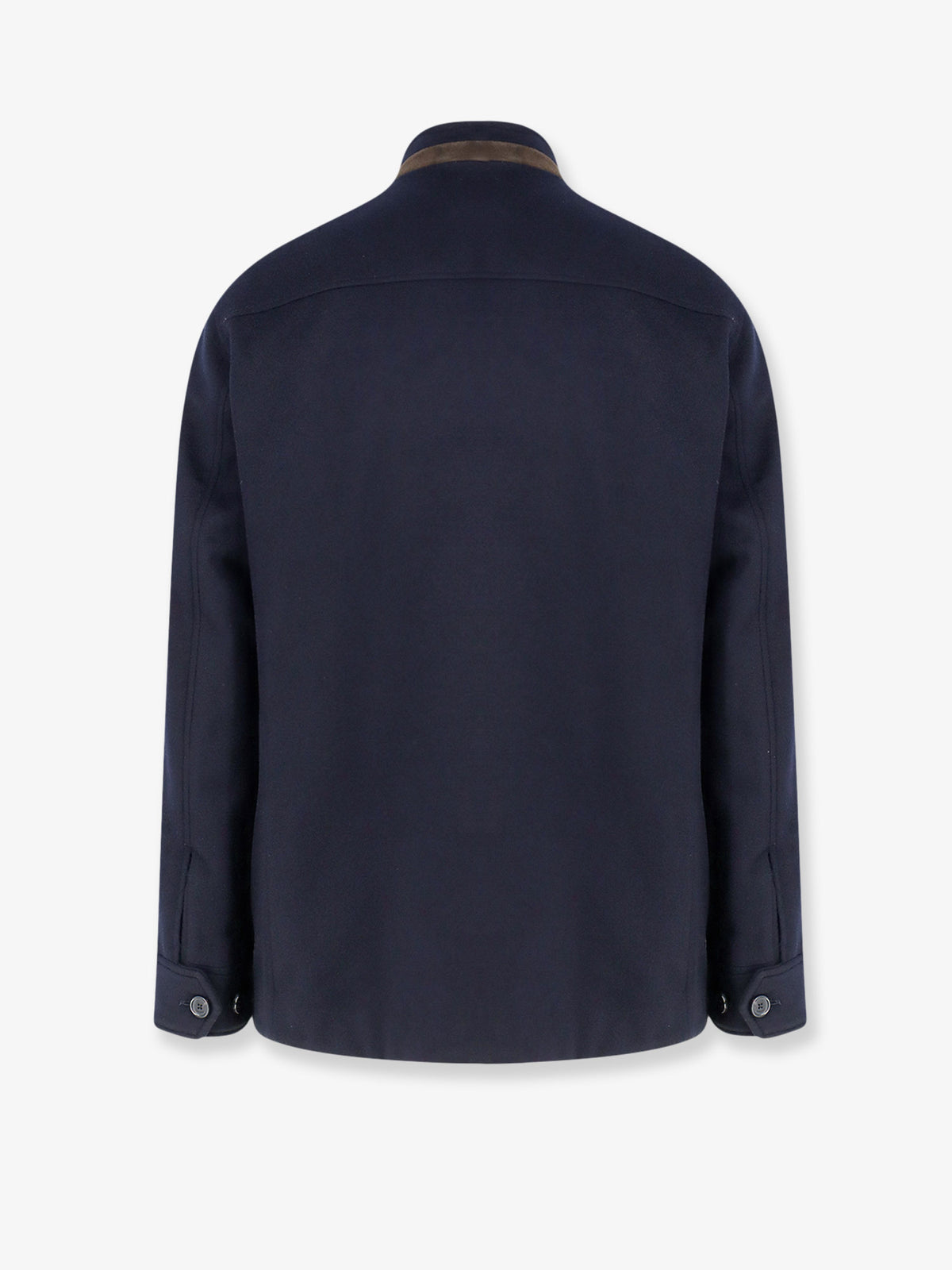 Elan cashmere coat with internal vest