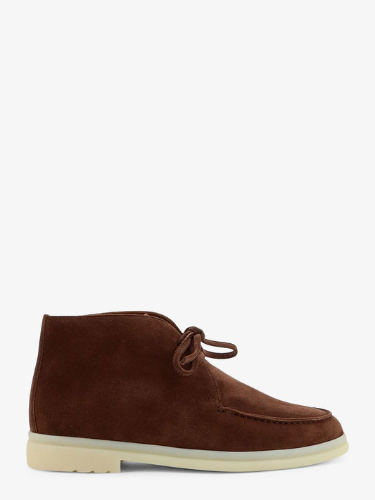 Walk and Walk suede lace-up ankle boots