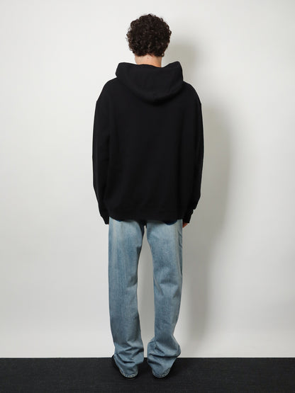 Cotton sweatshirt with front embroidered logo thumbnail