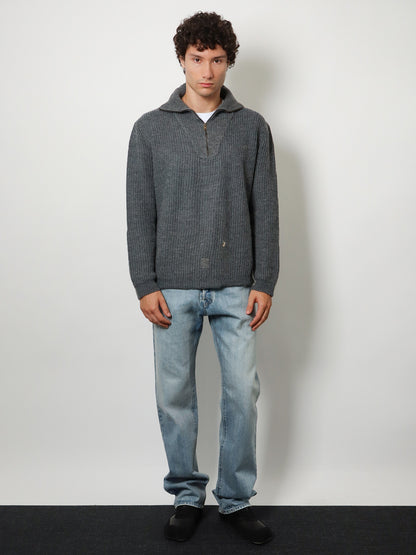 Jeans con effetto patchwork thumbnail