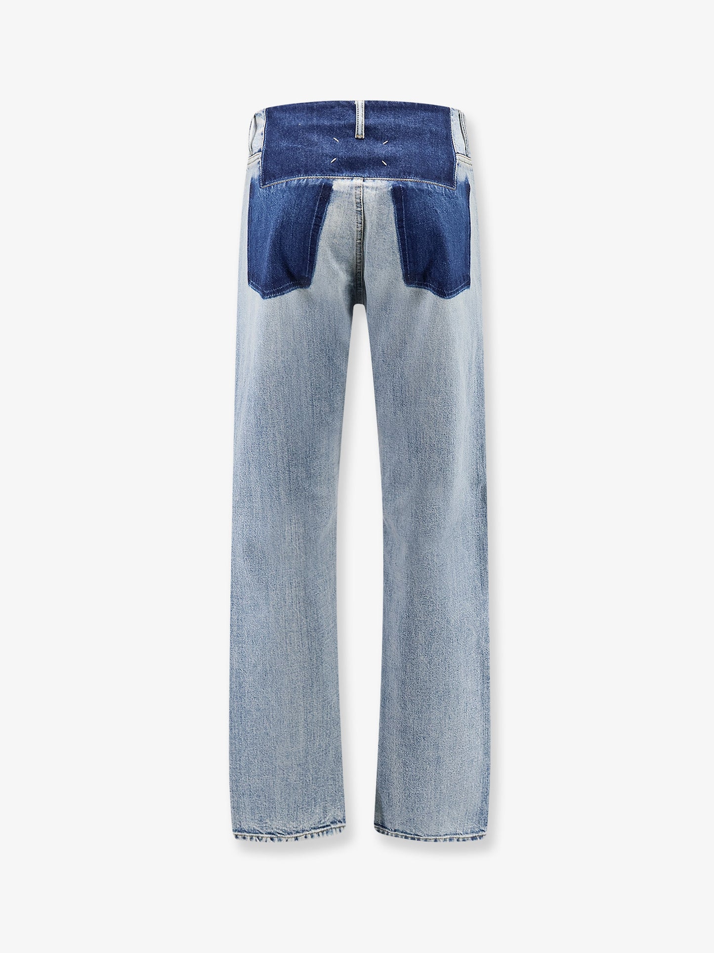 Jeans con effetto patchwork