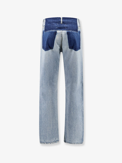 Jeans con effetto patchwork thumbnail