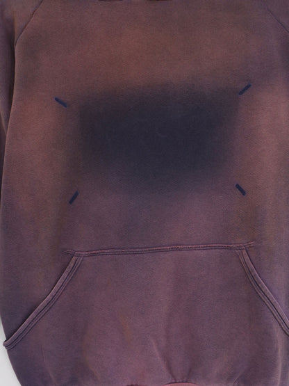 Cotton hoodie with washed-out effect thumbnail