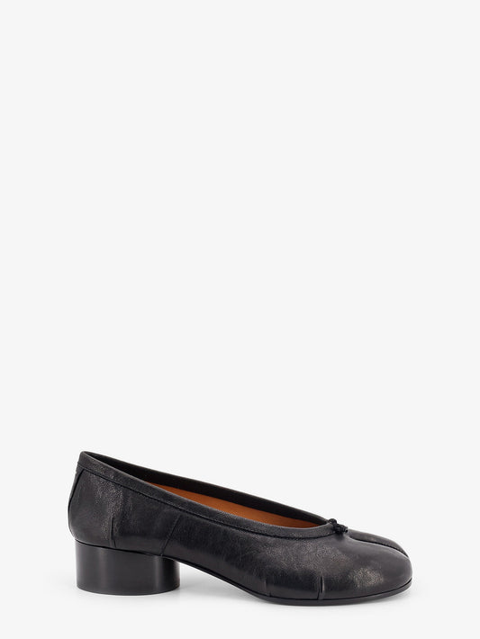 Leather Tabi Ballet Flats