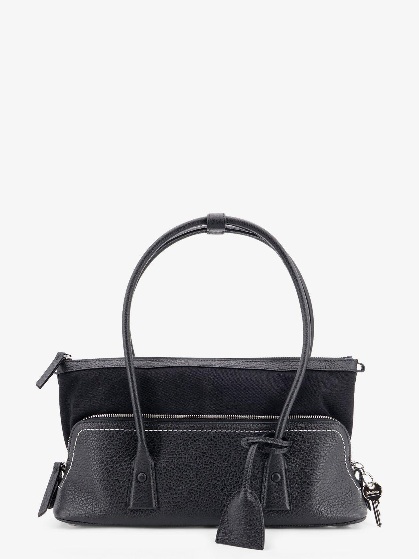 5AC Shoulder East West Leather Shoulder Bag