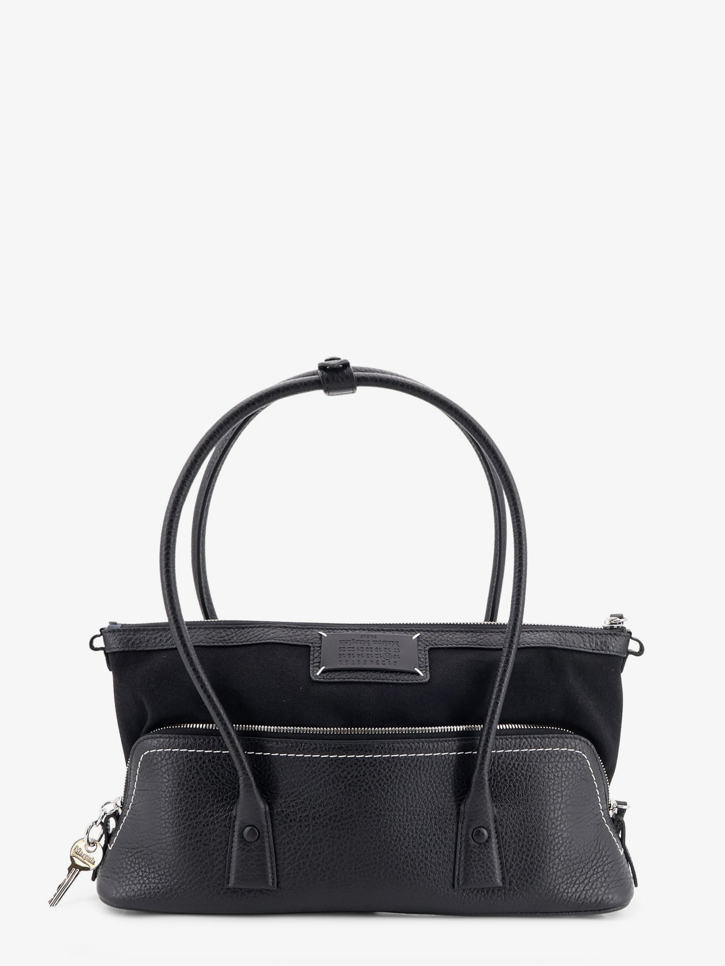 5AC Shoulder East West Leather Shoulder Bag