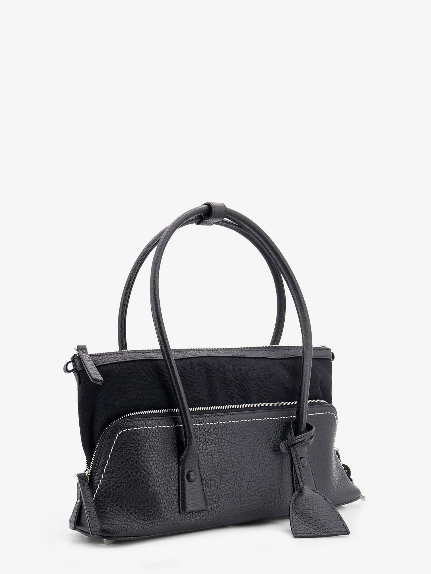 5AC Shoulder East West Leather Shoulder Bag