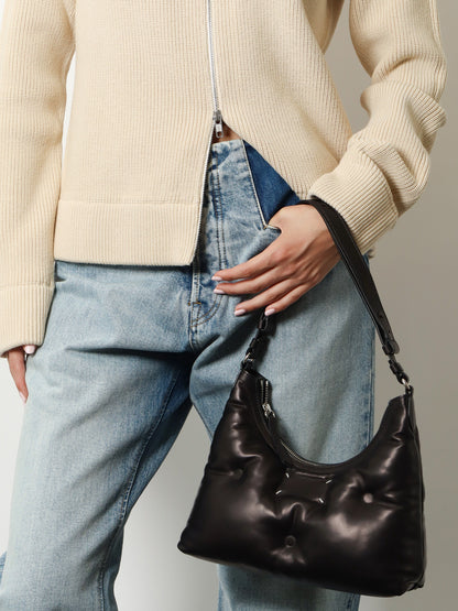 Glam Slam Leather Shoulder Bag thumbnail
