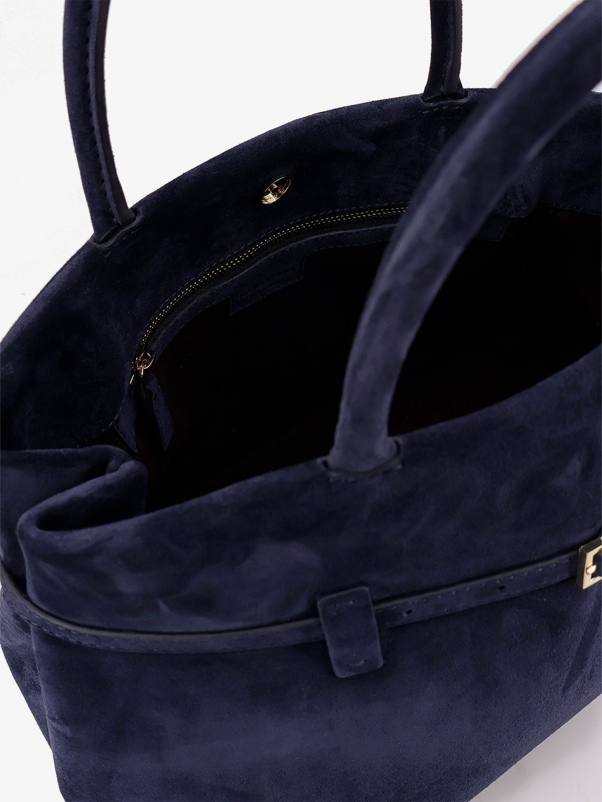 Le Cambon 35 suede handbag
