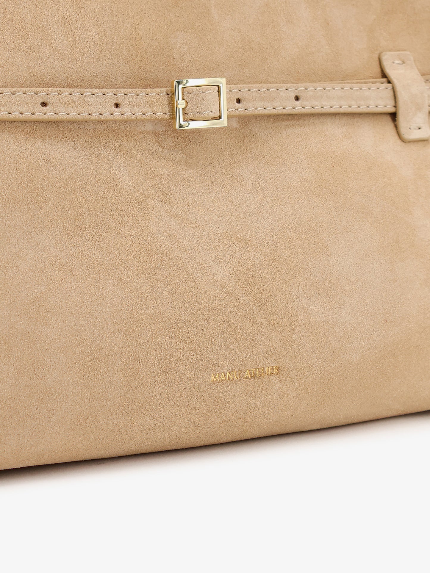Le Cambon East West suede shoulder bag