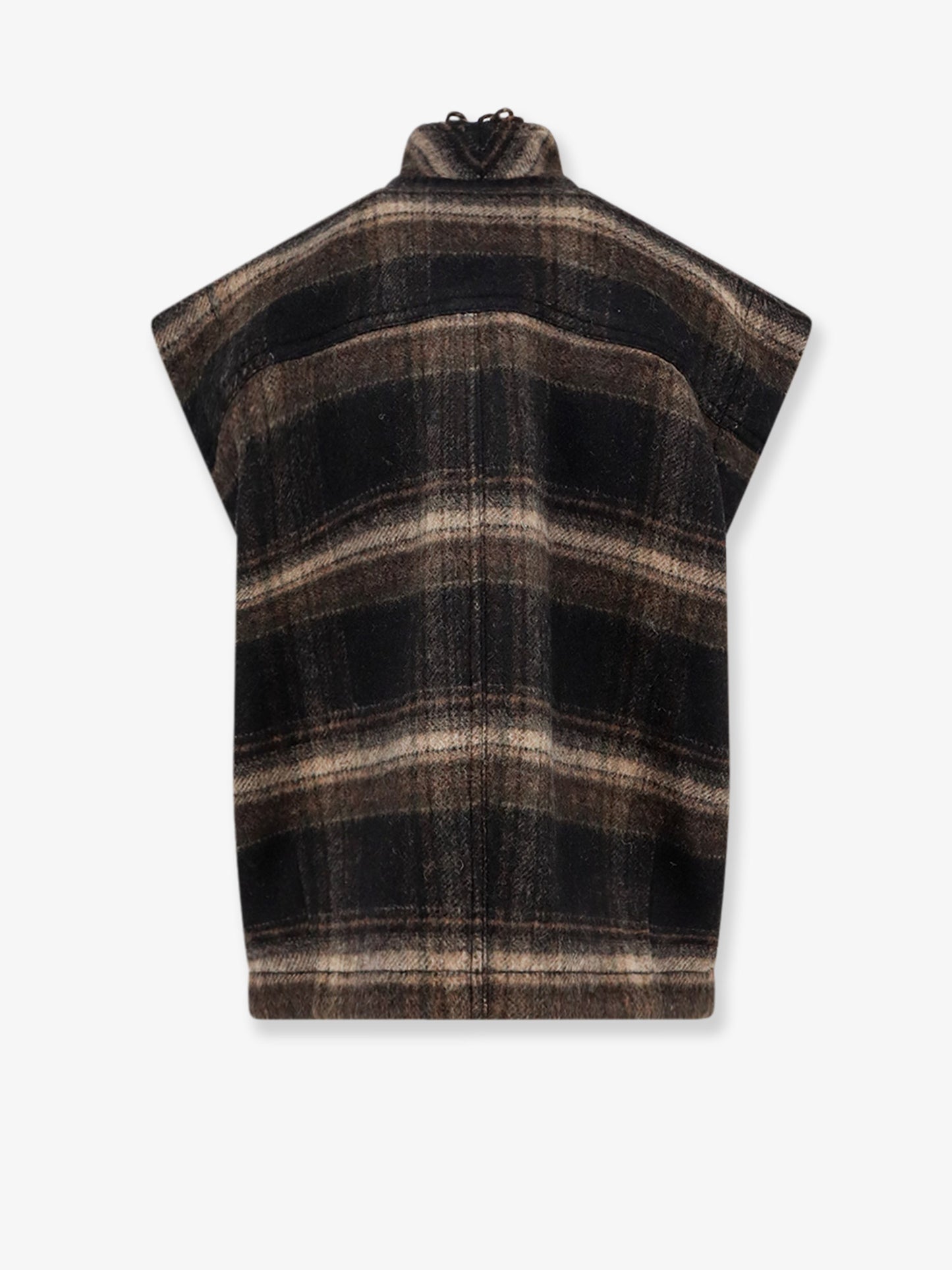 Ginesa sleeveless jacket with fringes