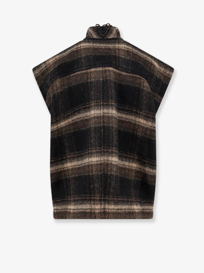 Ginesa sleeveless jacket with fringes thumbnail