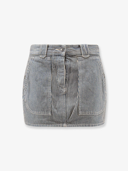 Estera cotton skirt with striped pattern thumbnail