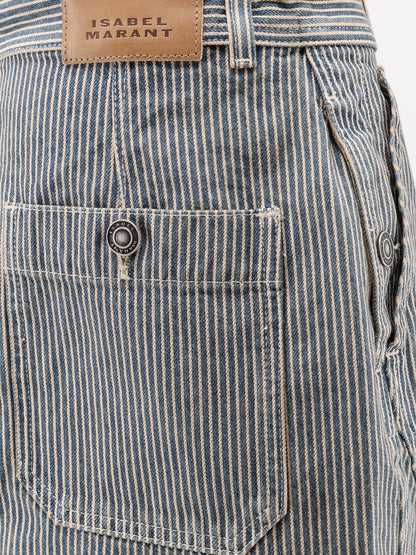 Estera cotton skirt with striped pattern thumbnail