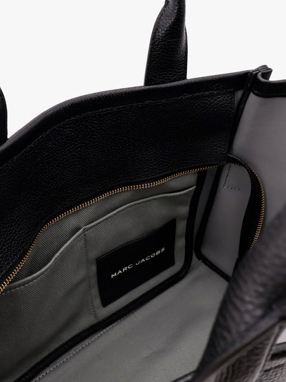 Leather shoulder bag with logo on the front thumbnail