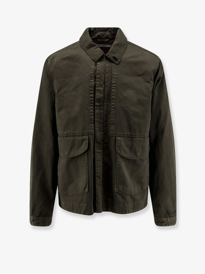 Cotton blend jacket with Logo detail thumbnail