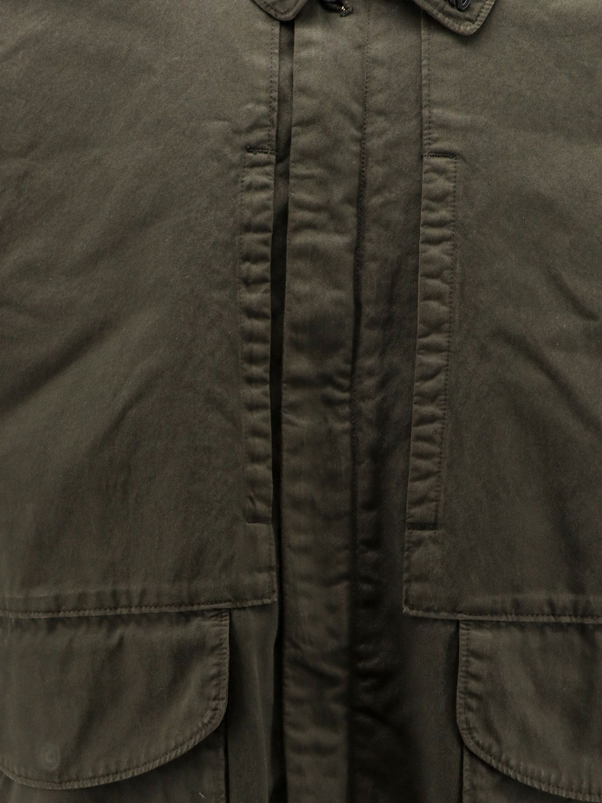 Cotton blend jacket with Logo detail